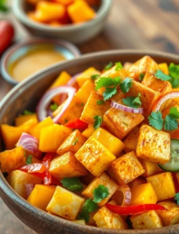 Mango Tofu Salad