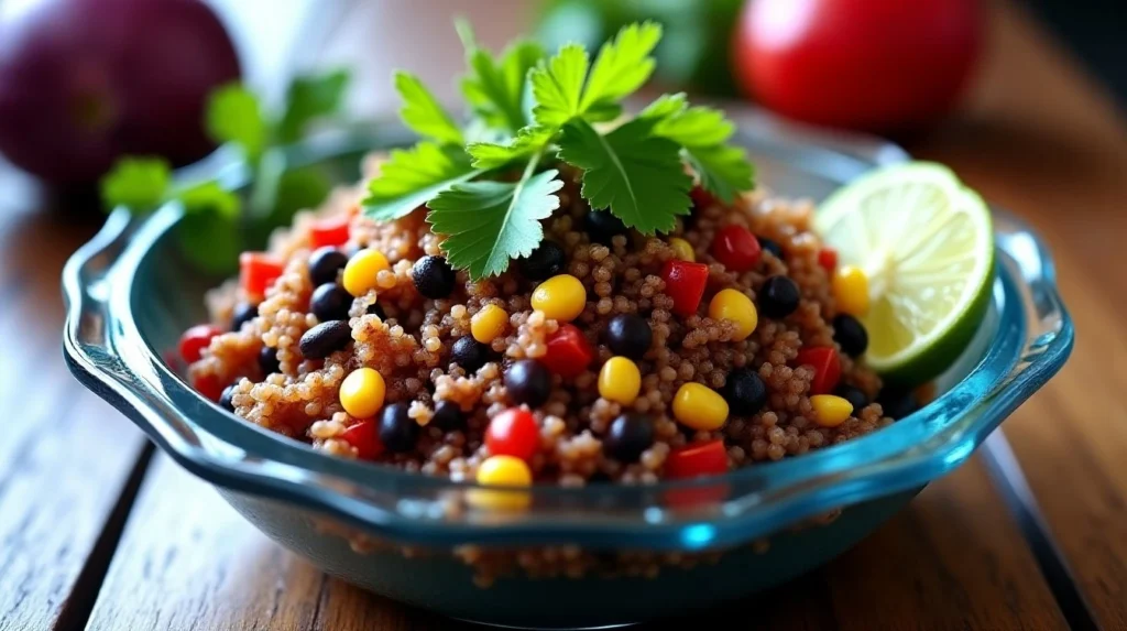 Corn Black Bean Quinoa Salad