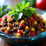 Corn Black Bean Quinoa Salad