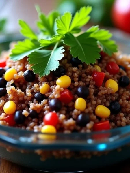 Corn Black Bean Quinoa Salad