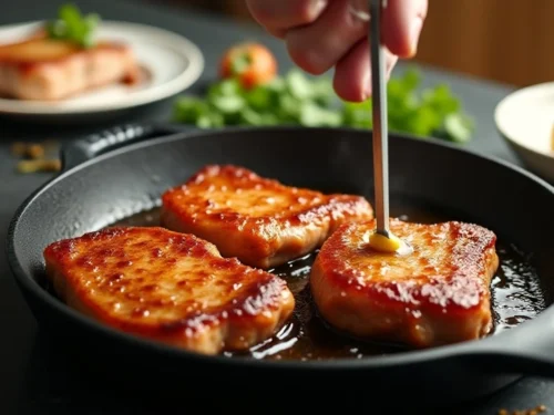 Juicy Honey Glazed Pork Chops Recipe