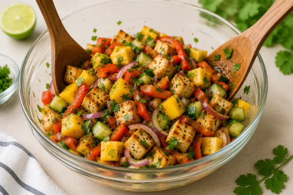Mango Tofu Salad Recipe