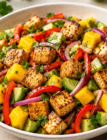 Mango Tofu Salad