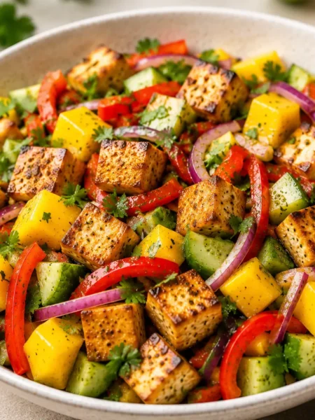 Mango Tofu Salad