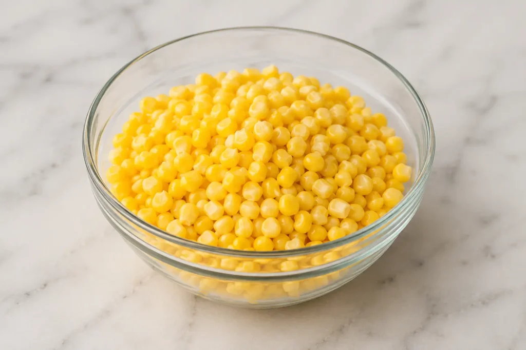 Remove the husks and silk of corn