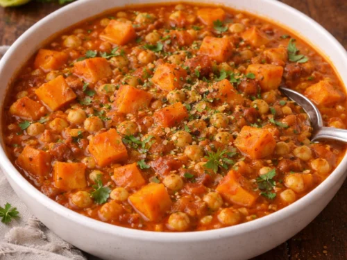 Sweet Potato Chickpea Stew Recipe