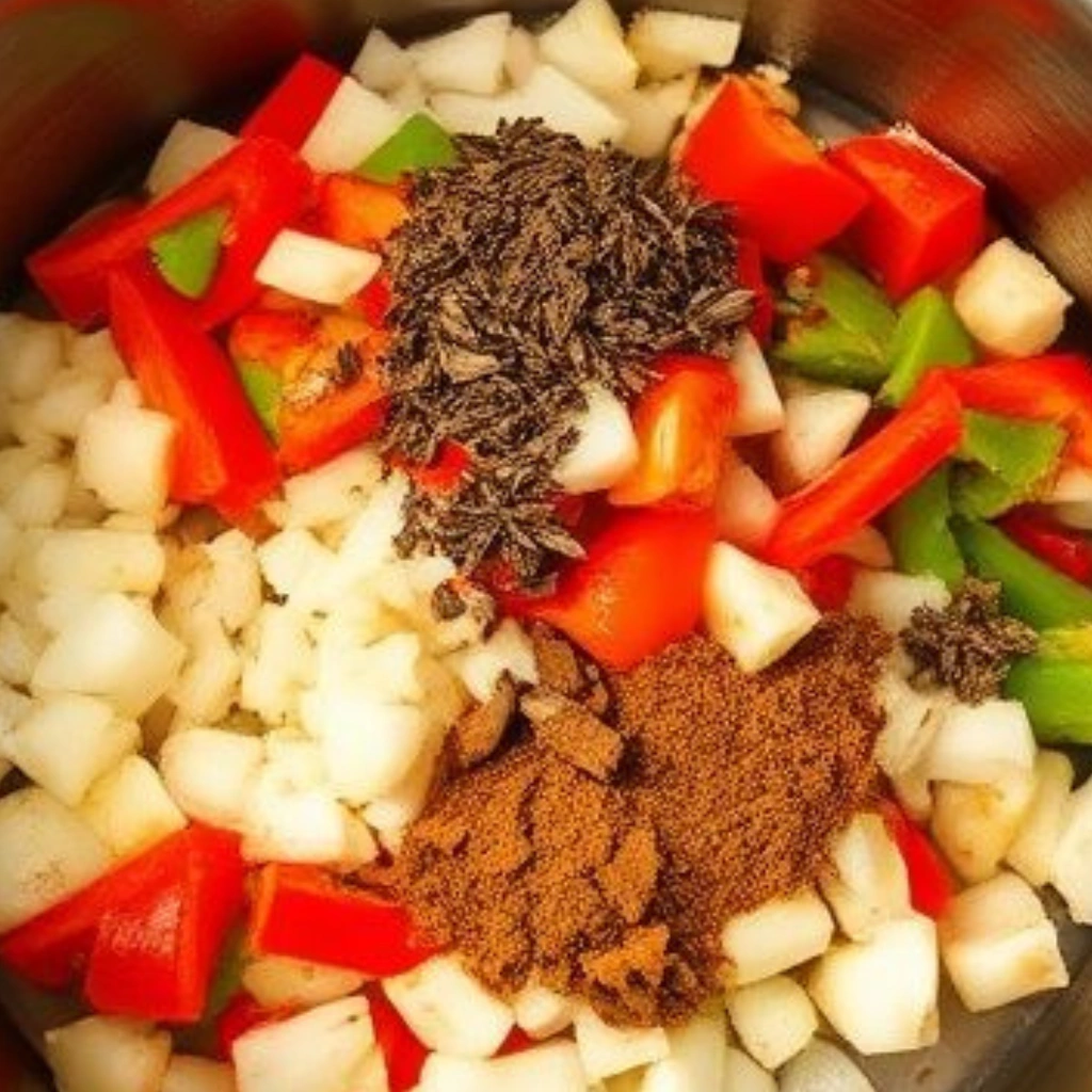 add all the spices