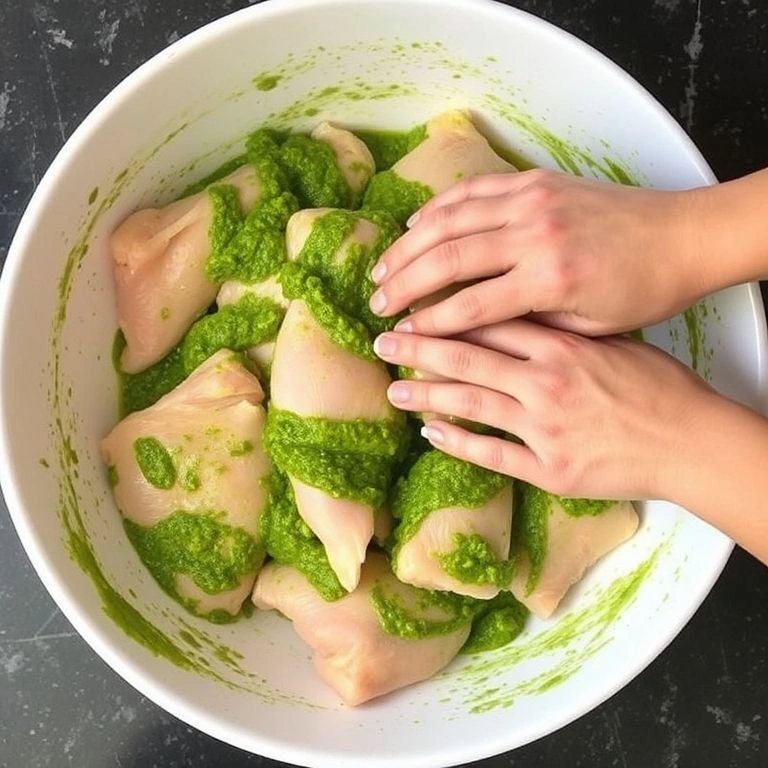 Marinate the chicken