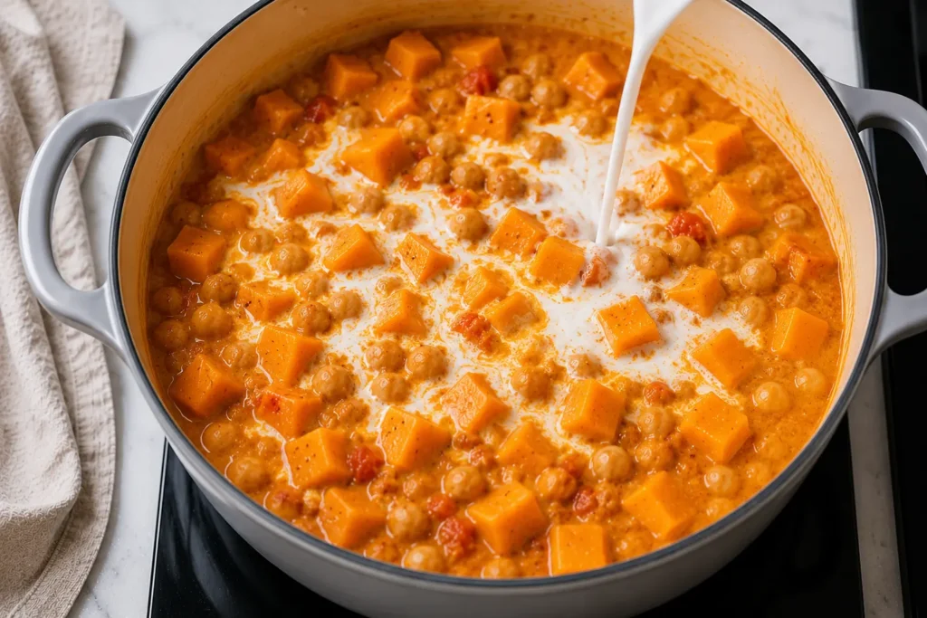Add Coconut Milk for a Silky Finish 