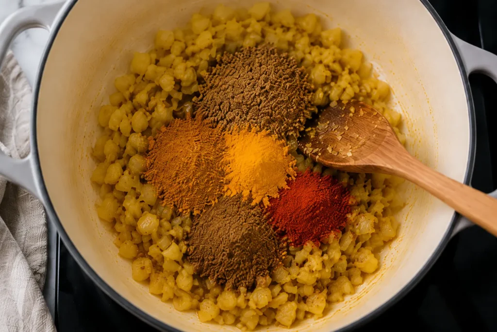 Build the Flavorful Curry Base