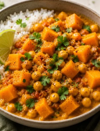 Butternut Squash Chickpea Curry
