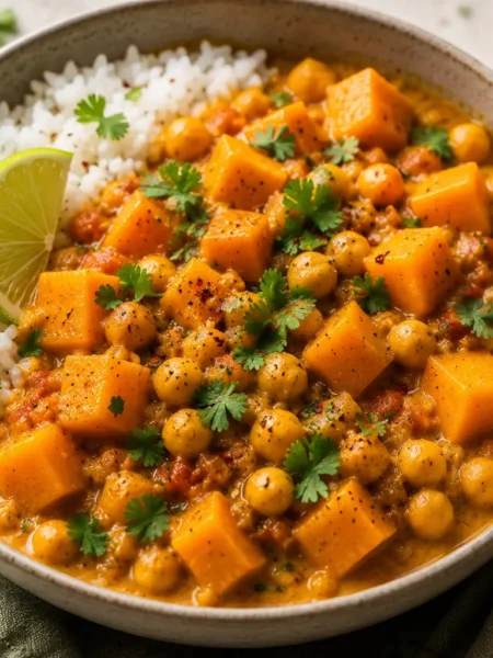 Butternut Squash Chickpea Curry