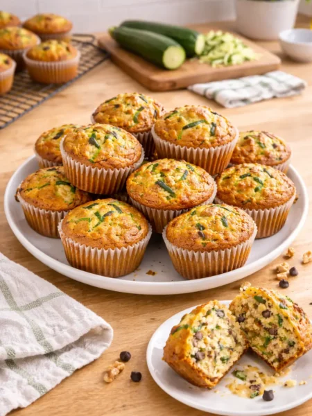 Easy Almond Flour Zucchini Muffins Recipe