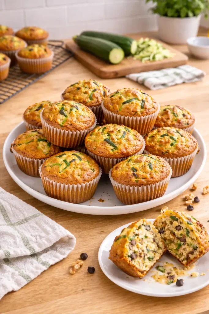 Easy Almond Flour Zucchini Muffins Recipe