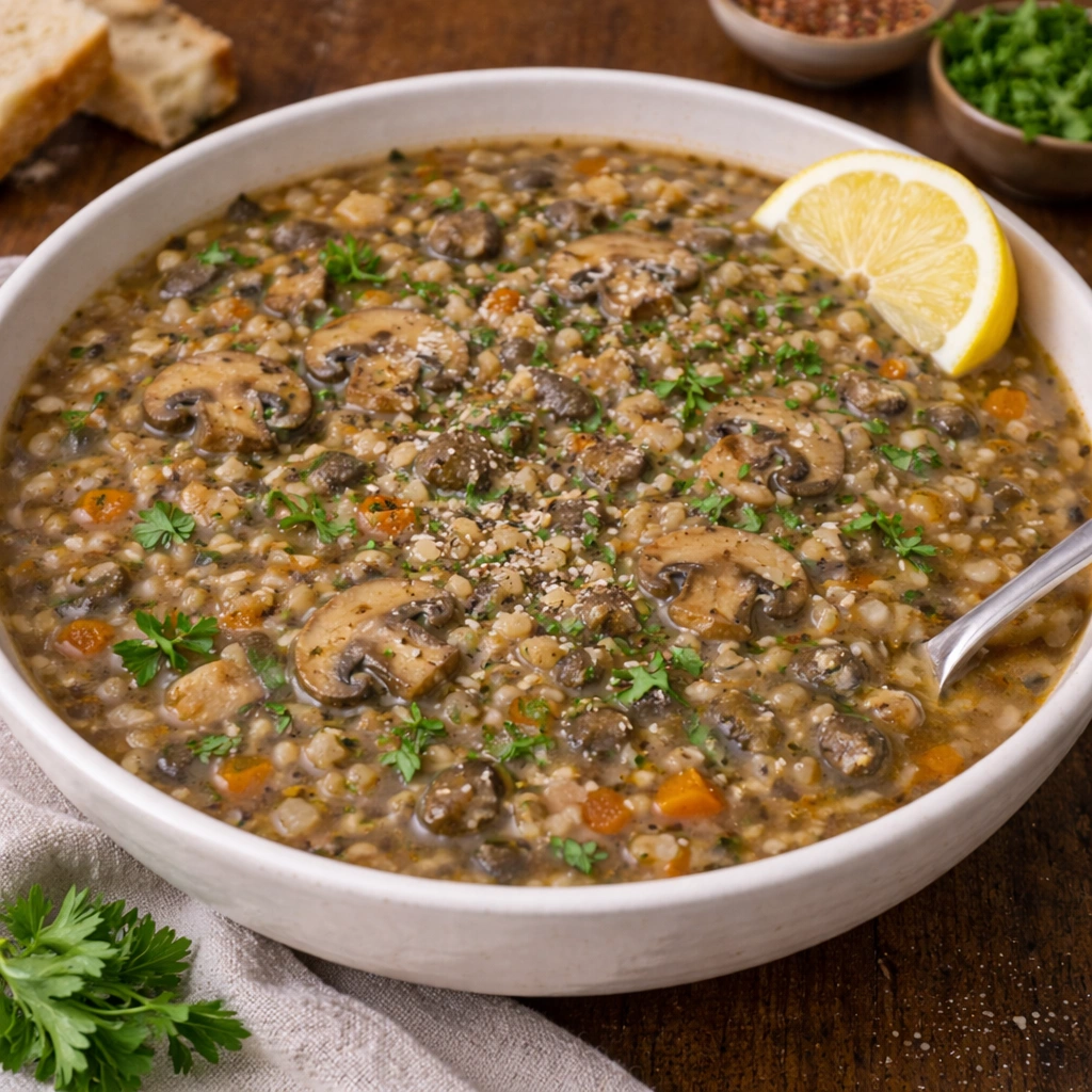 The Luna's Kitchen | Easy Hungarian Mushroom Paprika Soup