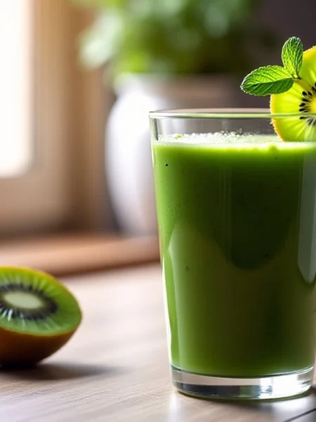 Kiwi Spinach Smoothie