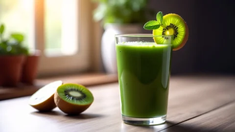 Kiwi Spinach Smoothie