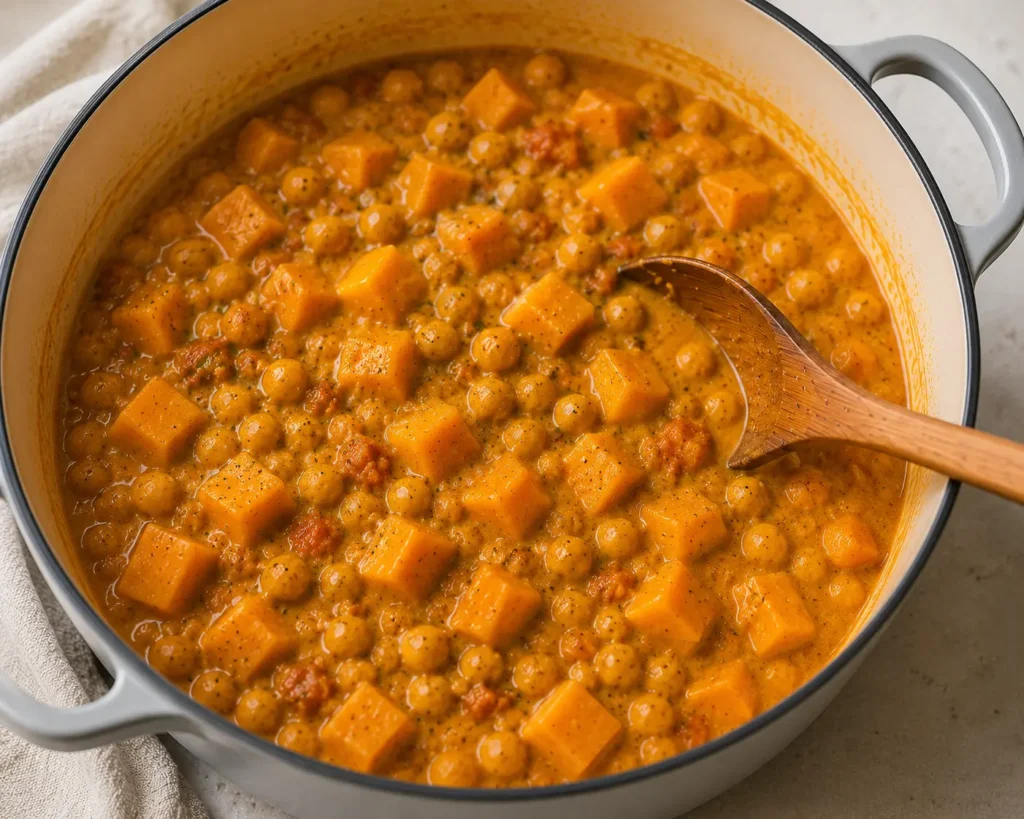 Chickpea Butternut Squash Curry