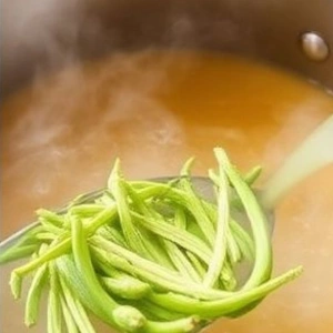 Incorporate the squash vine shoots