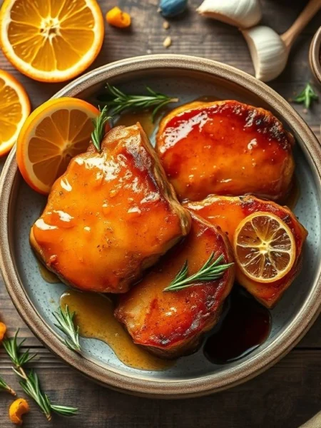 Orange Pork Chops