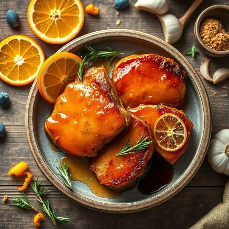 Orange Pork Chops