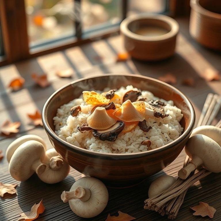 Matsutake Gohan dinner recipe