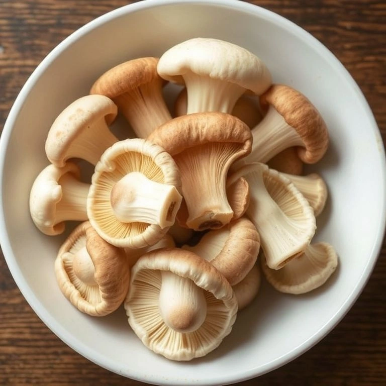Preparing Matsutake Mushrooms