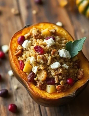 Quinoa Stuffed Acorn Squash