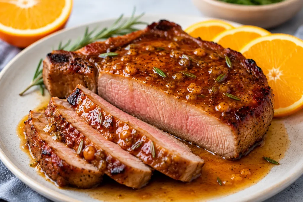Pork Chops with Orange Sauce