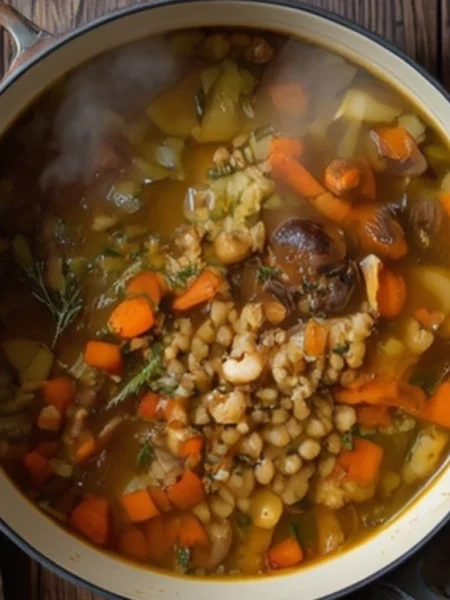 Mushroom Barley Soup