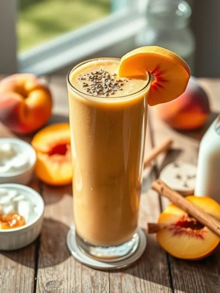 Peach Ginger Smoothie Recipe