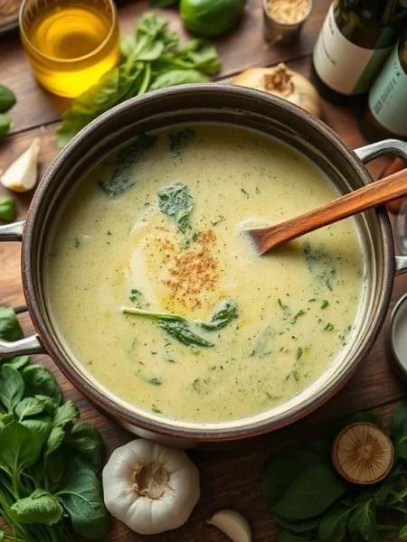 Crema de Espinaca Recipe