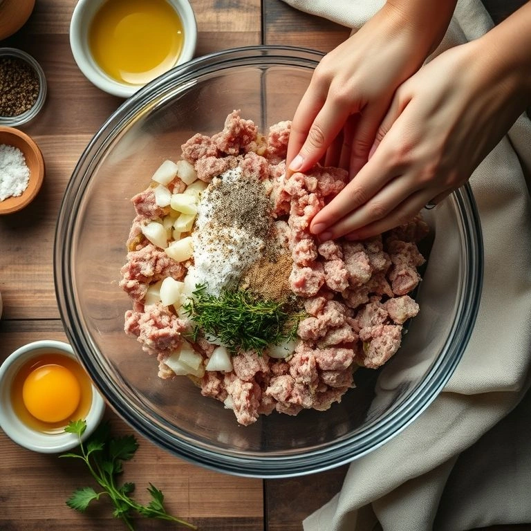Prepare the Pork Mixture