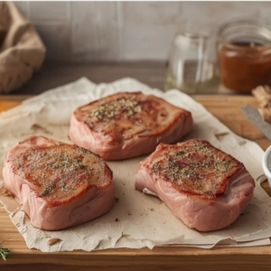 Preparing the Pork Chops