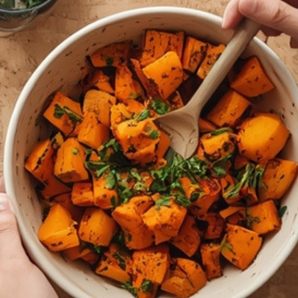 Tossing with Oil & Herbs