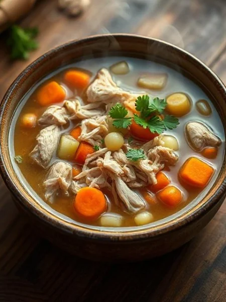 Traditional German Chicken Soup