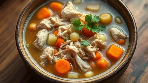 Traditional German Chicken Soup