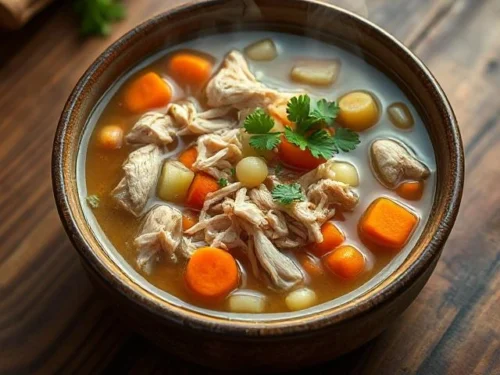 Traditional German Chicken Soup