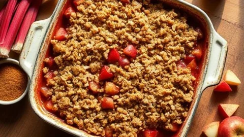 Apple-Rhubarb Crisp Recipe