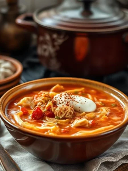 Hungarian Chicken Paprikash Soup