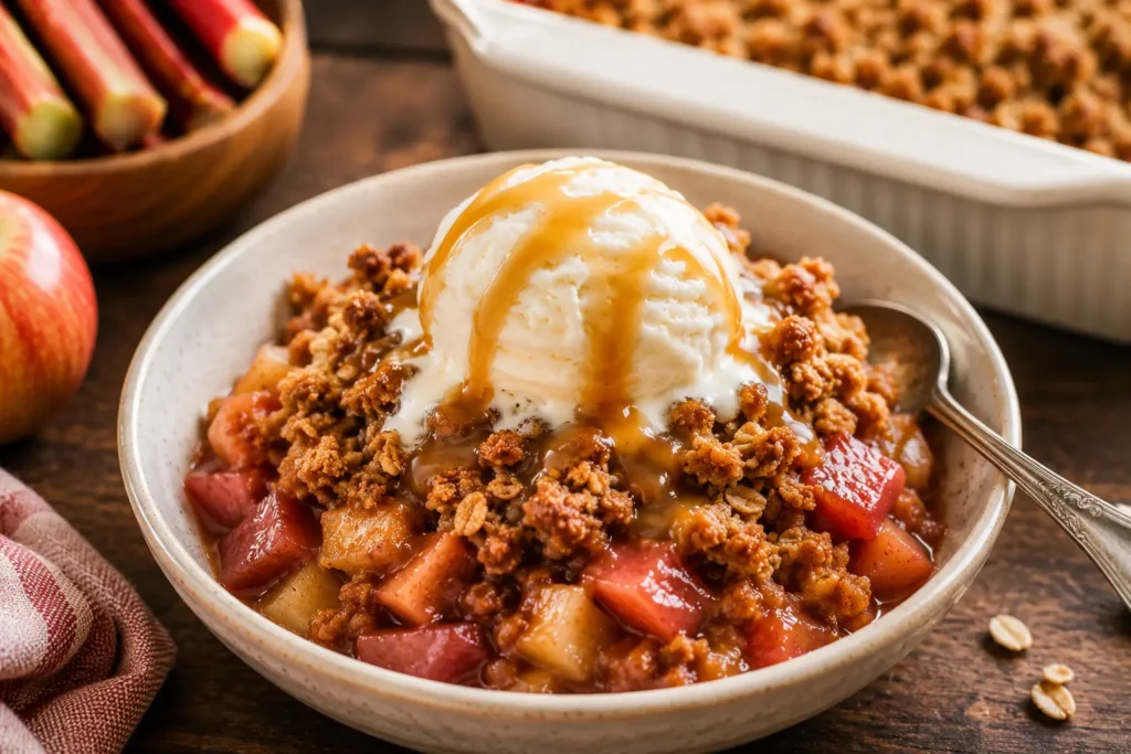 Apple-Rhubarb Crisp Recipe
