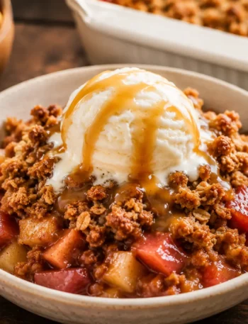 Apple-Rhubarb Crisp Recipe