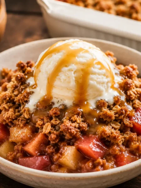 Apple-Rhubarb Crisp Recipe
