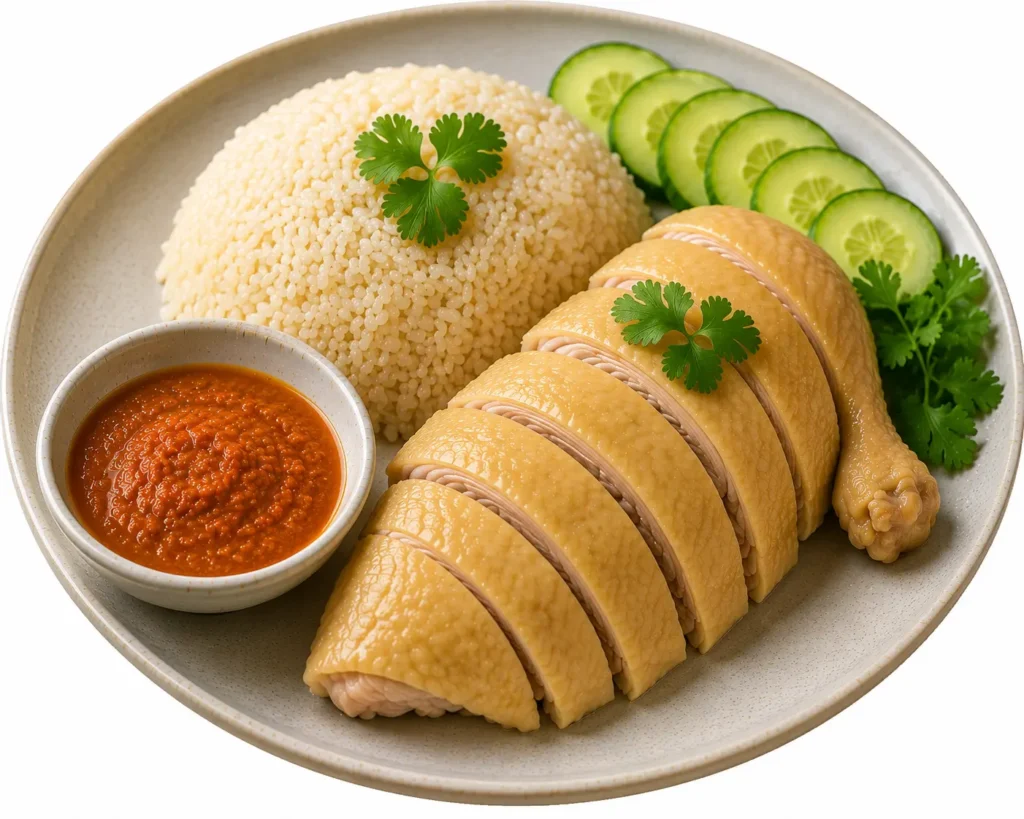 Assembling Khao Man Gai