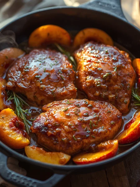 Peach Pork Chops