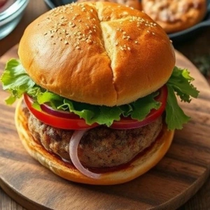 Assemble Your Pork Burgers