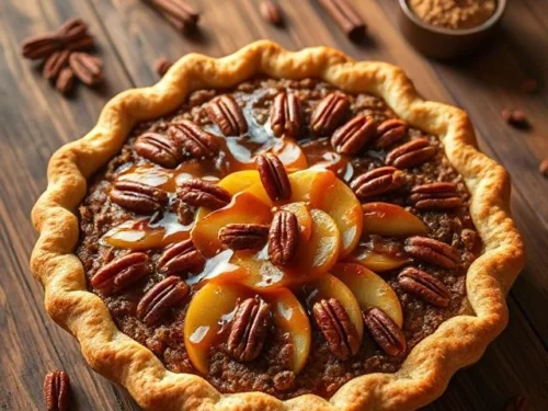 Caramel Pecan Apple Pie