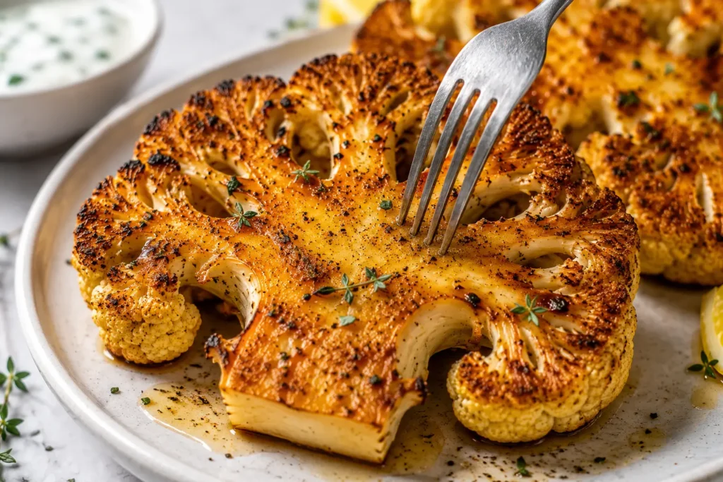Easy Cauliflower Steaks Recipe