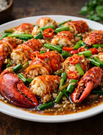 Ginger Scallion Lobster Recipe