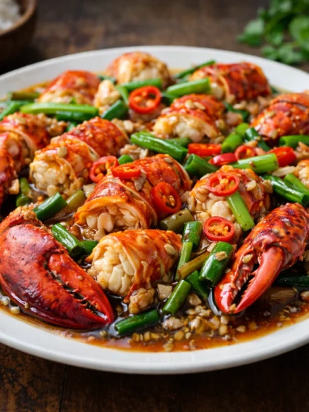 Ginger Scallion Lobster Recipe